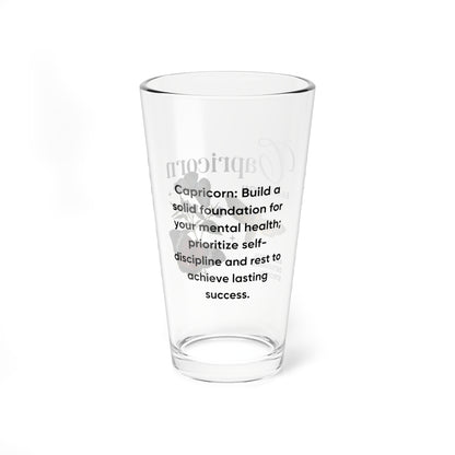 Capricorn Zodiac Pint Glass – Custom Star Sign Glass Gift