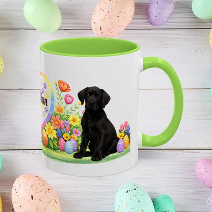 Shop our great dane black puppy easter mug featuring the 11oz style option from MySisterIsASurvivor.