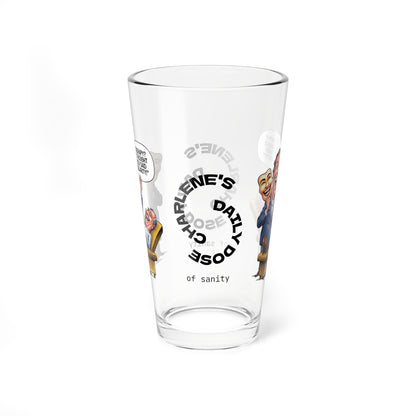 Therapy? I Thought You Said "Hilarity!" - Personalized Funny Pint Glass, Sassy Drinkware with Attitude, Daily Dose of Attitude and Humor