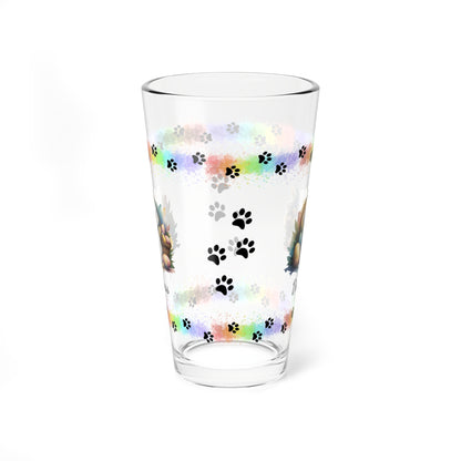 Bichon Frise Personalized Easter Puppy 16oz Pint Glass - Custom Dog Design, Mental Health Gift, Easter Décor, and Festive Celebrations