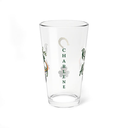 Remember That You Are Amazing: Personalized St. Patrick's Day Pint Glass - Customizable Name for Happiness and Positivity