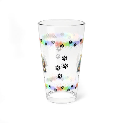 Pug Personalized Easter Puppy 16oz Pint Glass - Custom Dog Design, Mental Health Gift, Easter Décor, and Festive Celebrations