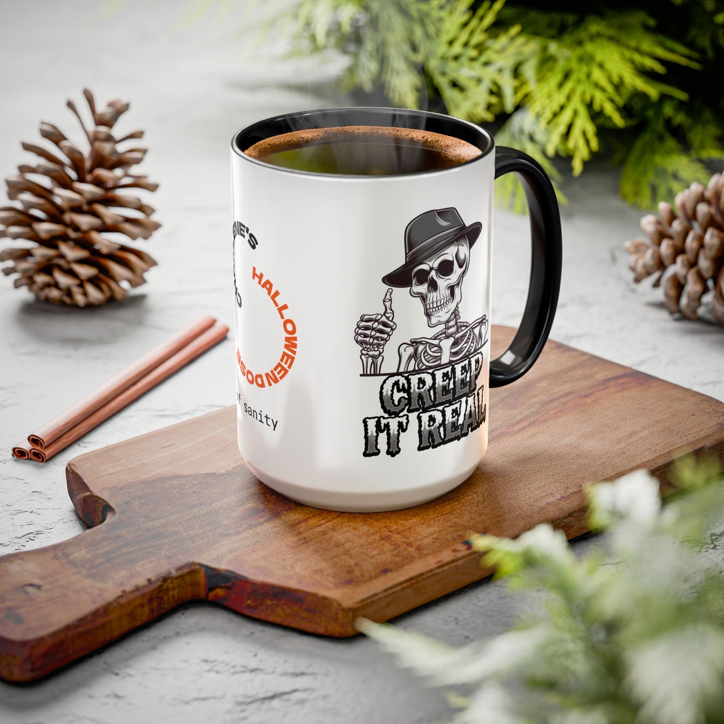 Creep It Real - Personalized Halloween Mug for Funny Skeleton Lovers & Halloween Humor