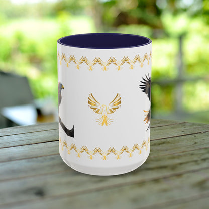 Sky Majesty Triumph Mug offering hope, resilience, and empowering strength for mental health support.