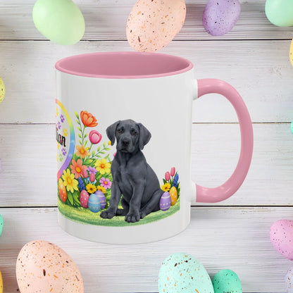 Shop our great dane blue puppy easter mug featuring the 11oz style option from MySisterIsASurvivor.