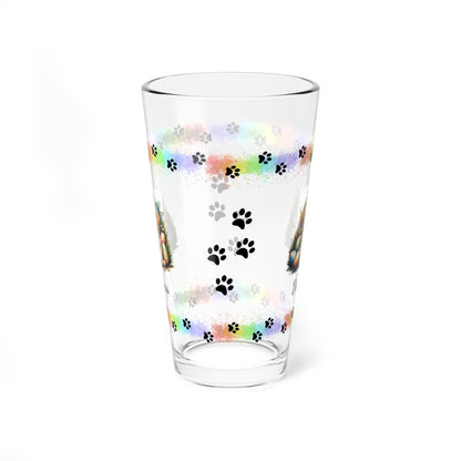 Yellow Labrador Personalized Easter Puppy 16oz Pint Glass - Custom Dog Design, Mental Health Gift, Easter Décor, and Festive Celebrations