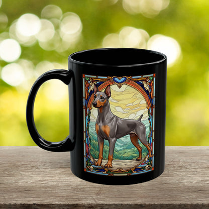 Fawn Isabella rust Doberman personalized mug gift