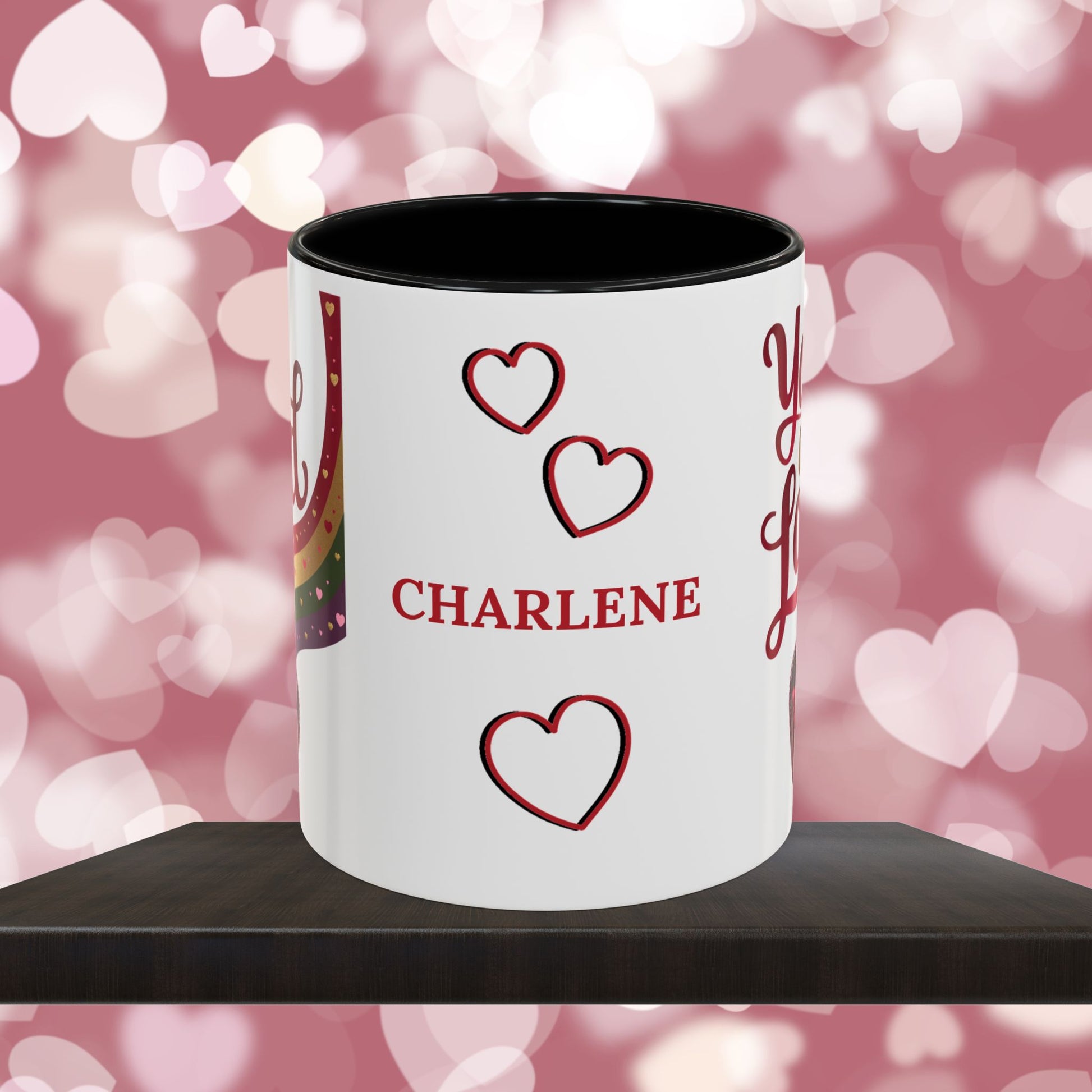 You Are Loved: Personalized Valentine's Day Affirmation Mug – Inspiring Positivity and Emotional Wellness, 11oz or 15oz