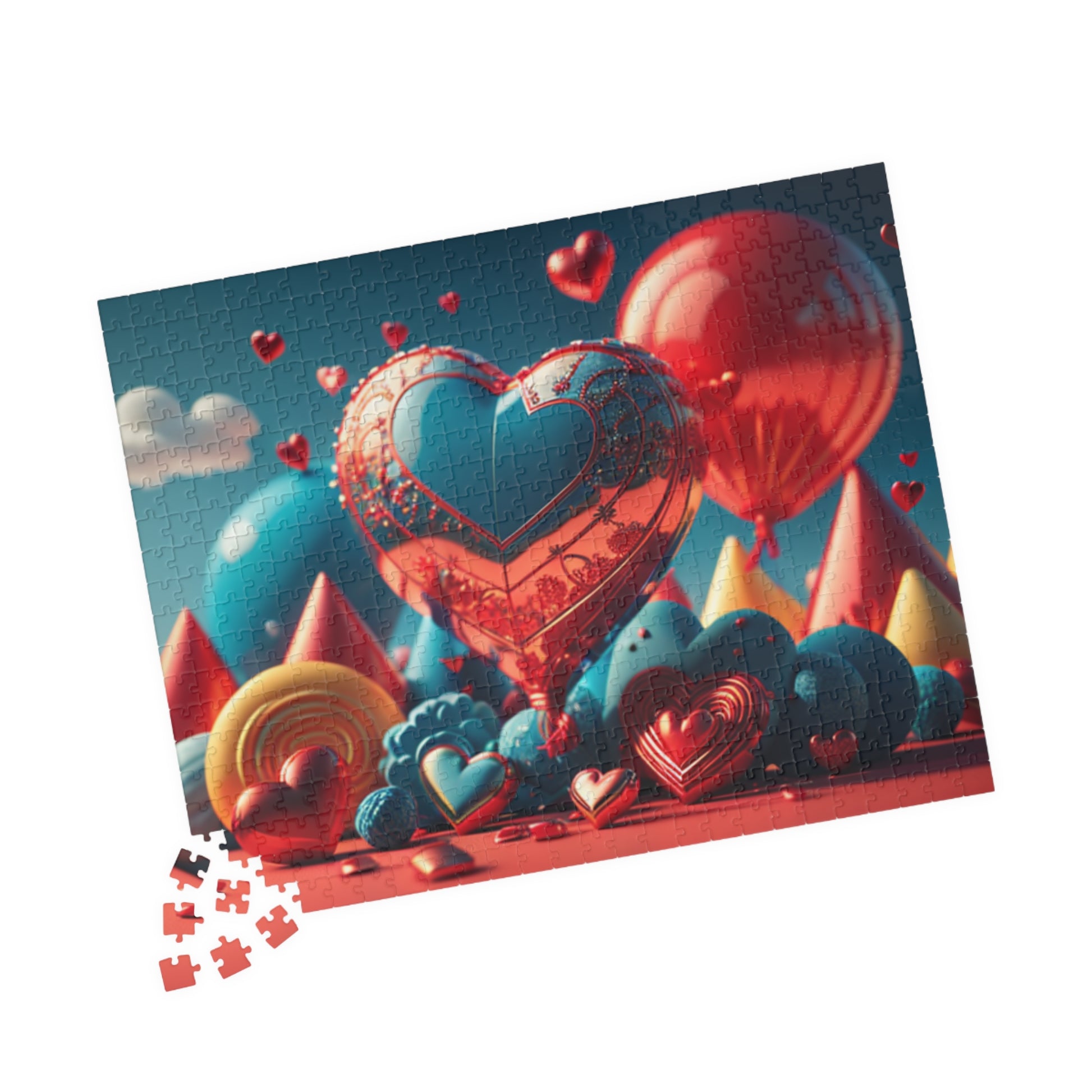 Radiant Heartland: Valentine's Day Puzzle for Self-Care, Emotional Growth, and Personal Empowerment
