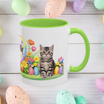 Shop our american shorthair kitten easter mug featuring the 11oz style option from MySisterIsASurvivor.