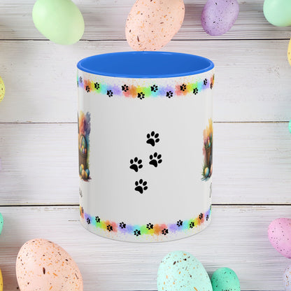 Great Dane (Black): Personalized Easter Puppy Coffee Mug - Adorable Dog Design, Mental Health Gift, 11oz & 15oz, 12 Color Choices, Easter Gifts & Décor    Easter Puppy Mug
