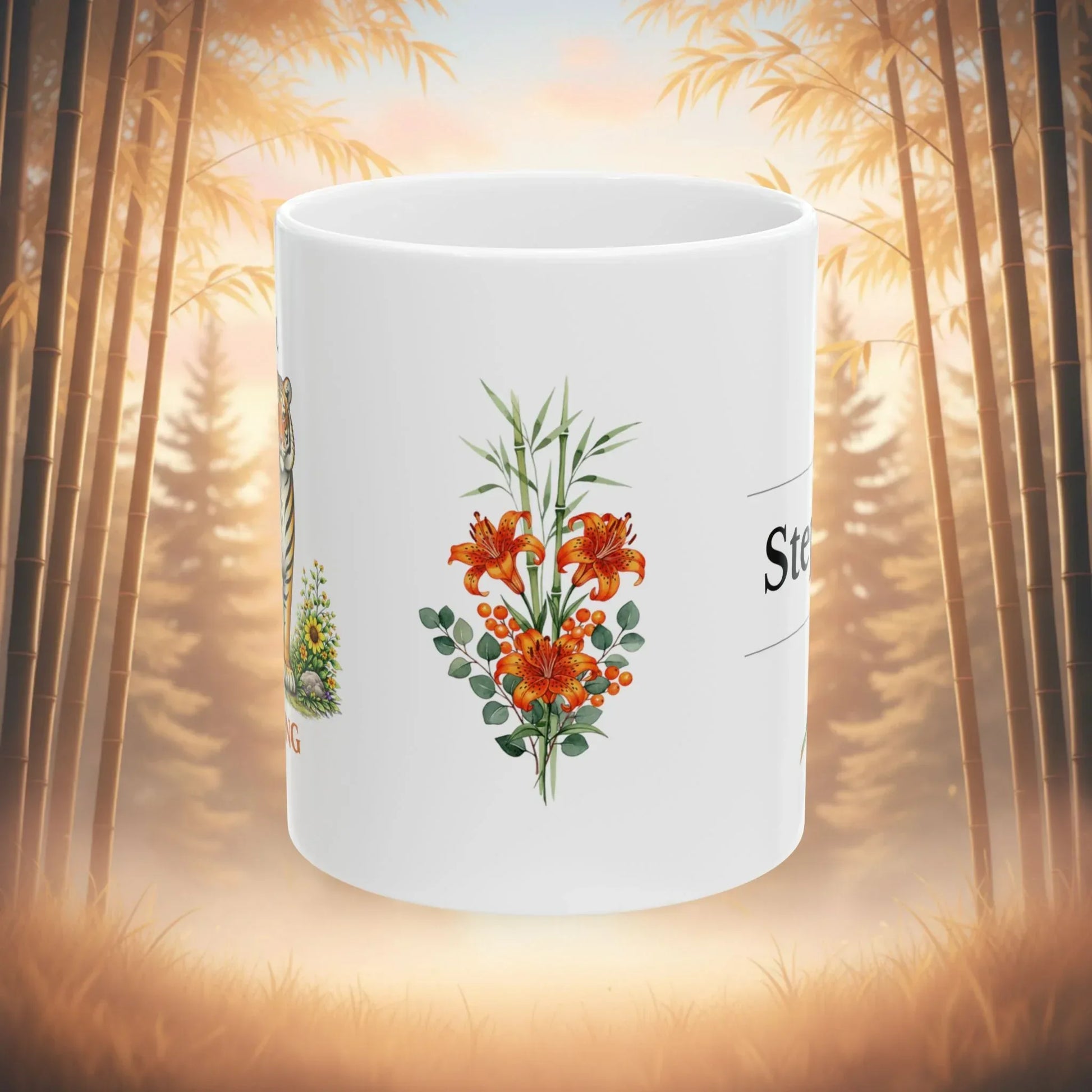 Shop our premium still standing tiger mug from MySisterIsASurvivor.