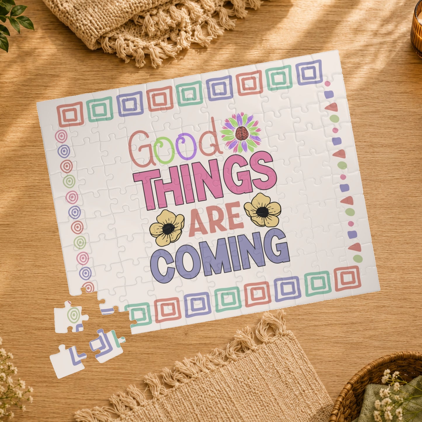 Good Things Are Coming - Affirmation Puzzle Gift for Survivors and Puzzle Lovers