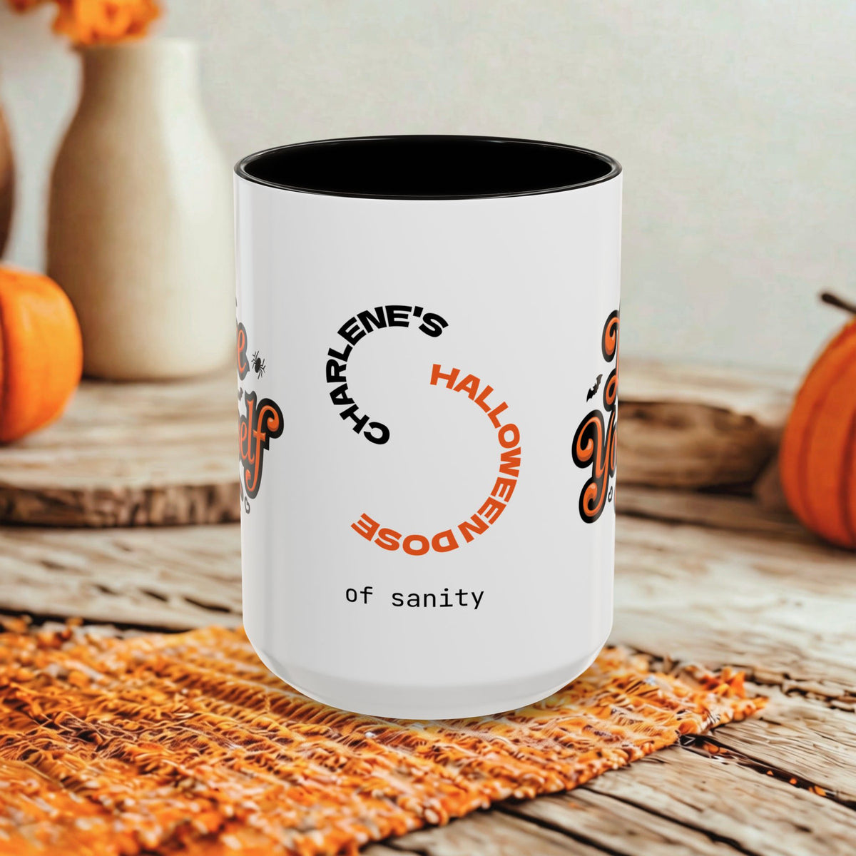 Love Yourself - Personalized Halloween Mug for Self-Love, Mental Health & Healing Gifts