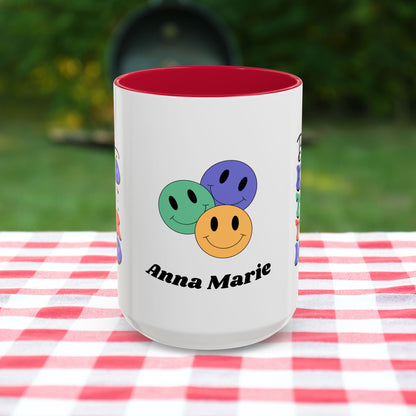 Be Kind to Your Mind - Personalized Retro Affirmation Mug for Positive Mental Health & Self-Care