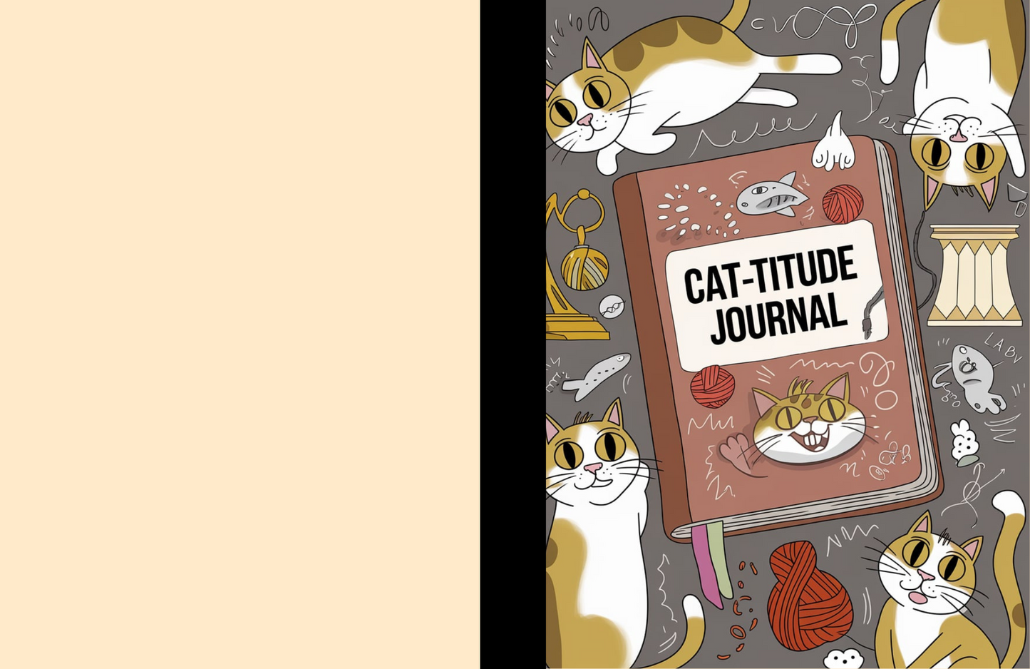 Cat-titude Journal Composition Notebook for Journaling, Therapy, Self-Care, Anxiety, Mindfulness, Affirmations & Wellness Writing