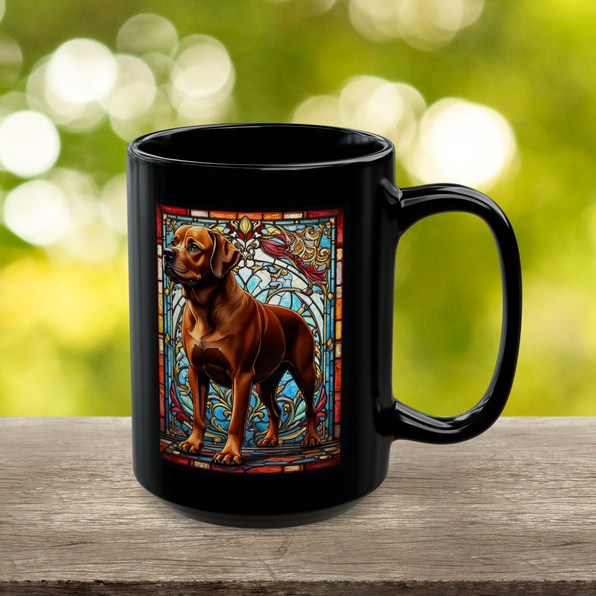 Rare red Rottweiler personalized dog lover coffee mug