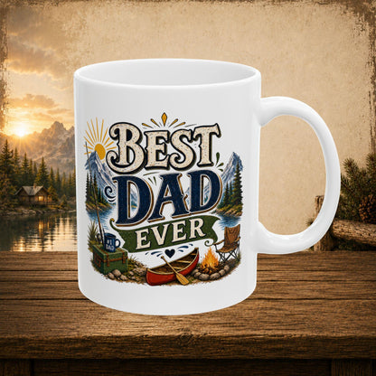 Shop our premium best dad ever mug from MySisterIsASurvivor.