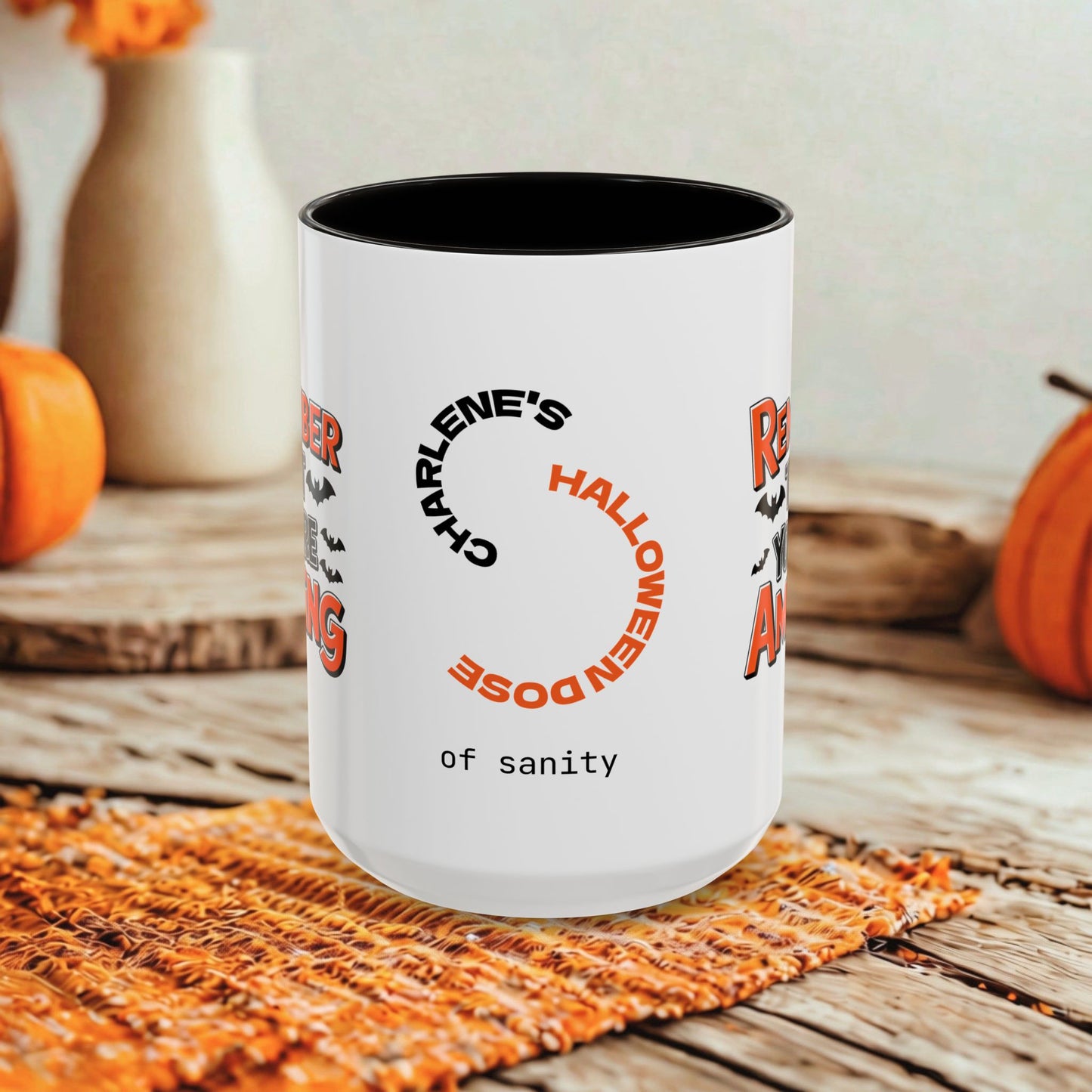 Remember That You Are Amazing Halloween Mug - Personalized Affirmation Coffee Cup Gift