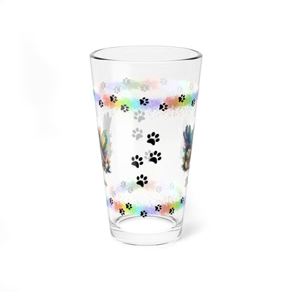 Weimaraner (Taupe) Personalized Easter Puppy 16oz Pint Glass - Custom Dog Design, Mental Health Gift, Easter Décor, and Festive Celebrations