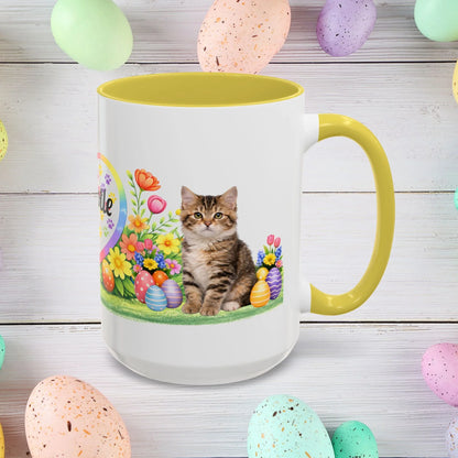 Shop our premium american bobtail kitten easter mug from MySisterIsASurvivor.