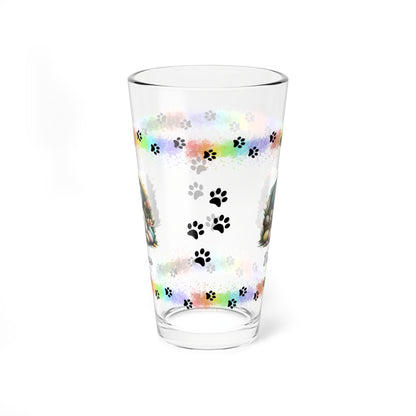 Cocker Spaniel (Light Gold) Personalized Easter Puppy 16oz Pint Glass - Custom Dog Design, Mental Health Gift, Easter Décor, and Festive Celebrations