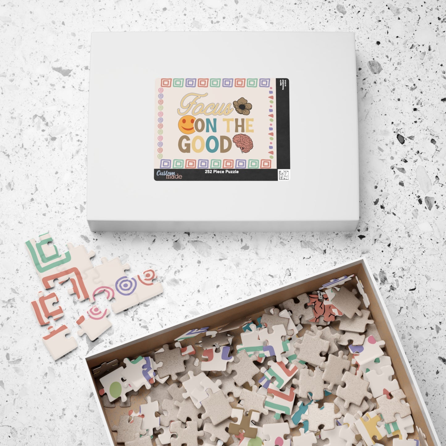Focus on the Good - Affirmation Puzzle Gift for Survivors and Puzzle Lovers