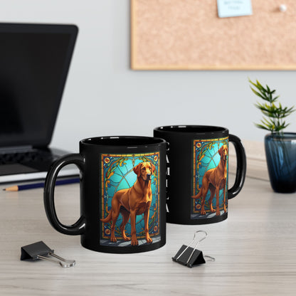 Labrador Retriever Fox Red personalized mug, custom dog coffee cup gift for Lab lovers