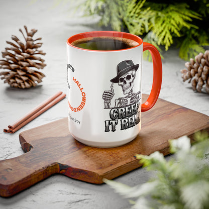 Creep It Real - Personalized Halloween Mug for Funny Skeleton Lovers & Halloween Humor