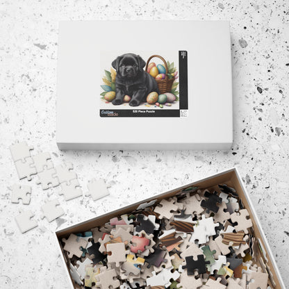 Newfoundland (Black) Easter Puppy Puzzle - Dog Lovers, Mental Health Benefits, Holiday Fun, Mindfulness, Stress Relief, Festive Gift