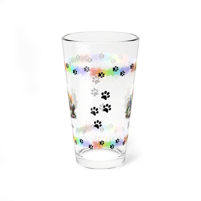 Cocker Spaniel (Golden) Personalized Easter Puppy 16oz Pint Glass - Custom Dog Design, Mental Health Gift, Easter Décor, and Festive Celebrations