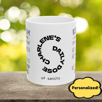 "Let's Taco 'Bout It" personalized funny pint glass with attitude and humor for mental health awareness.