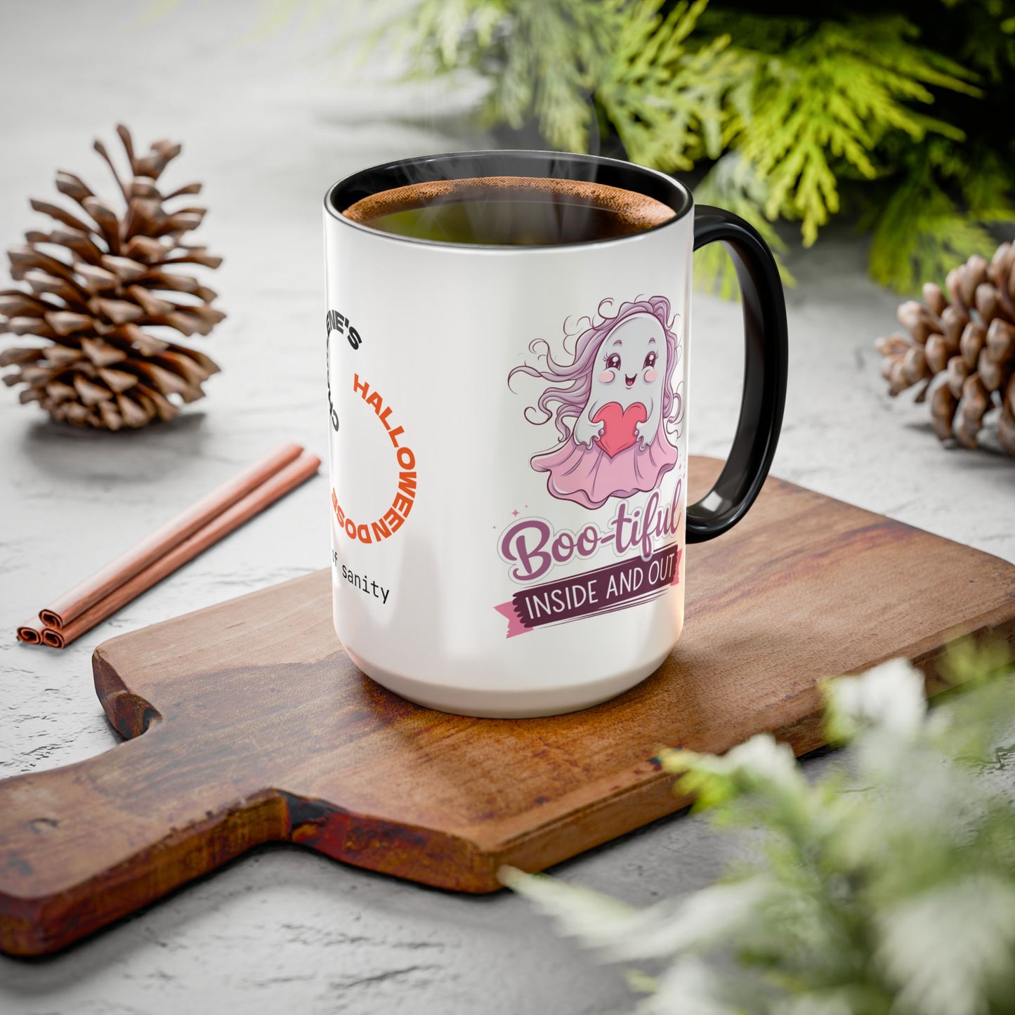 Boo-tiful Inside and Out - Personalized Halloween Mug for Self-Love & Body Positivity