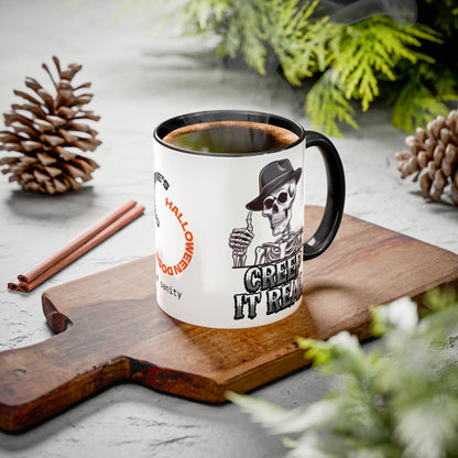 Creep It Real - Personalized Halloween Mug for Funny Skeleton Lovers & Halloween Humor