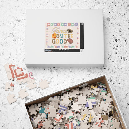 Focus on the Good - Affirmation Puzzle Gift for Survivors and Puzzle Lovers