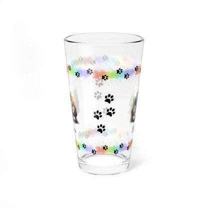 Cocker Spaniel (Orange Roan) Personalized Easter Puppy 16oz Pint Glass - Custom Dog Design, Mental Health Gift, Easter Décor, and Festive Celebrations