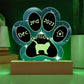 British Shorthair cat custom acrylic paw plaque for gotcha day, great cat lover’s memento