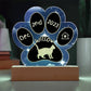 Dragon Li cat personalized 7" Gotcha Day keepsake plaque