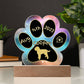 7" Acrylic Paw Print Plaque - Lagotto Romagnolo - Personalized Water Dog Keepsake, Gotcha Day Gift for Truffle Hunter Breed, Italian Pup Sign
