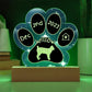 Mekong Bobtail cat adoption day plaque - personalized 7" acrylic gift