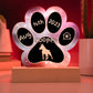 7" Acrylic Paw Print Plaque - Miniature Pinscher - Custom Min Pin Name Gift, Gotcha Day Sign for Small Dog Breed Fans, Alert Pup Decor