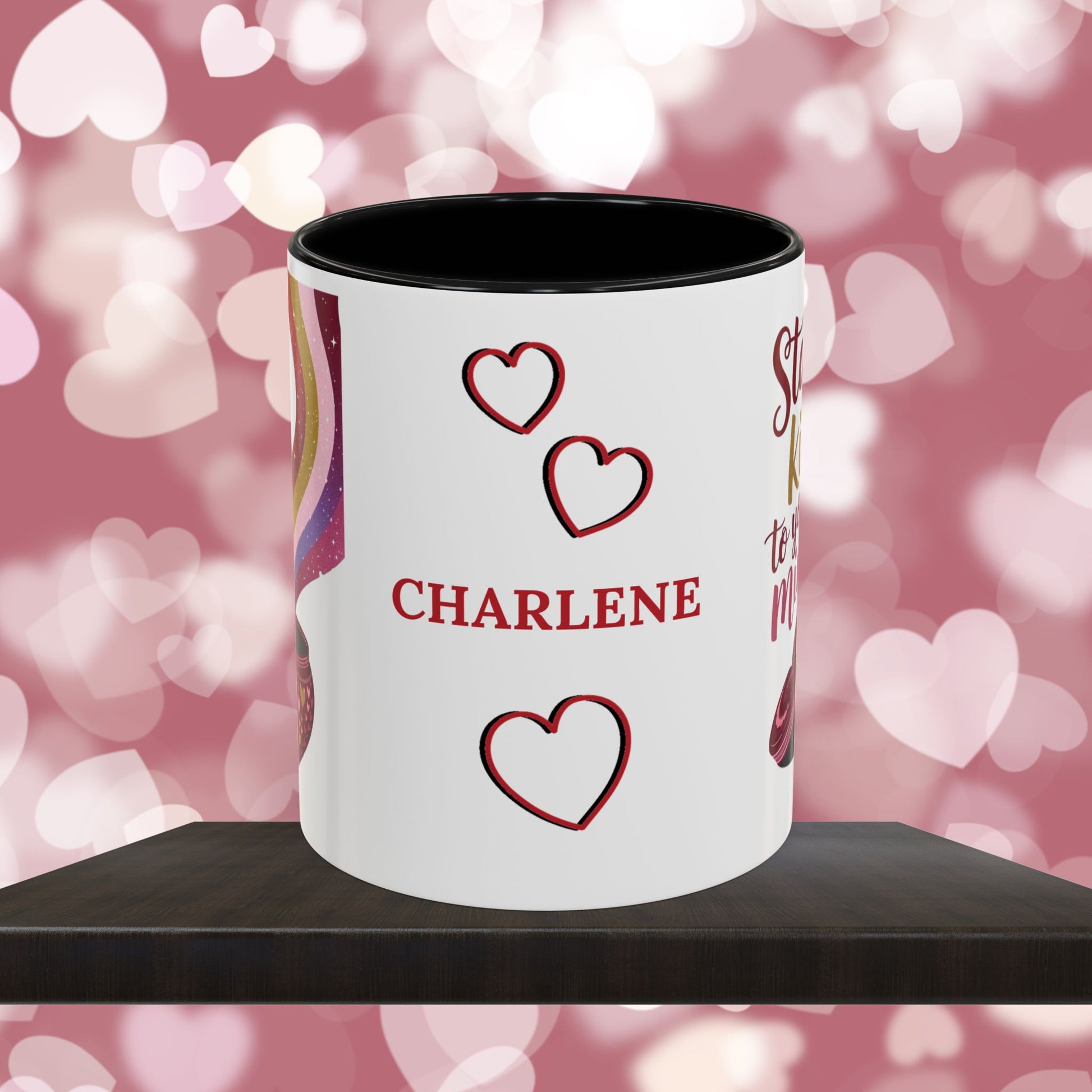 Stay Kind To Your Mind: Personalized Valentine's Day Affirmation Mug – Inspiring Positivity and Emotional Wellness, 11oz or 15oz