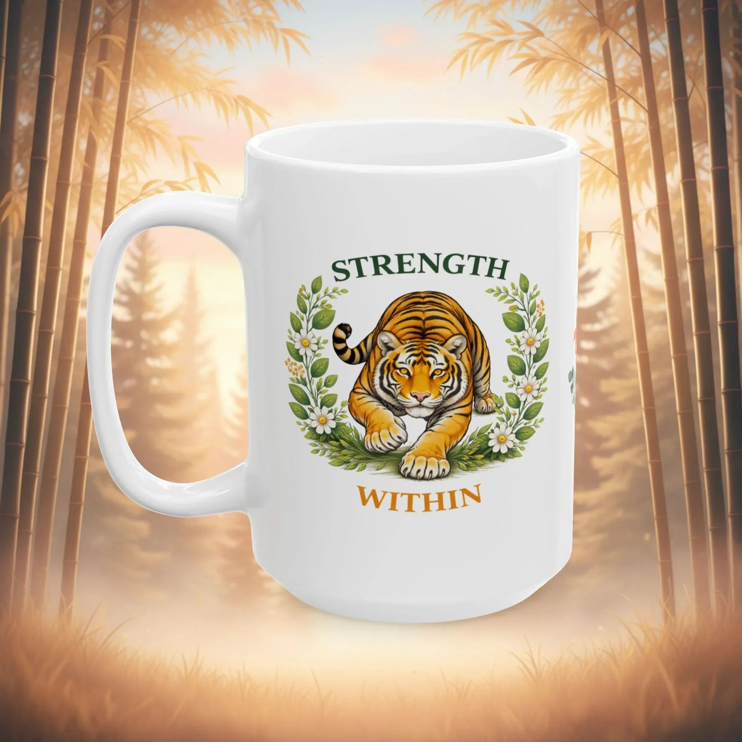 Shop our premium strength within tiger mug from MySisterIsASurvivor.