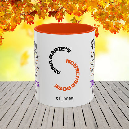 Fighting Demons But Still Fabulous Halloween Mug -personalized fall coffee cup for positivity