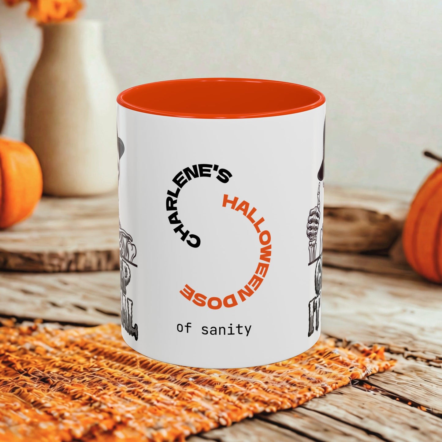Creep It Real - Personalized Halloween Mug for Funny Skeleton Lovers & Halloween Humor