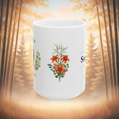 Shop our premium stripes of resilience tiger mug from MySisterIsASurvivor.