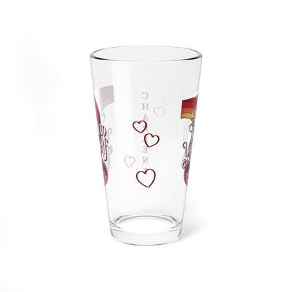 Be Kind To Yourself: Personalized Valentine's Day Affirmation Pint Glass – Valentine's Day Self-Care Gift, Mindful Positivity Drinkware