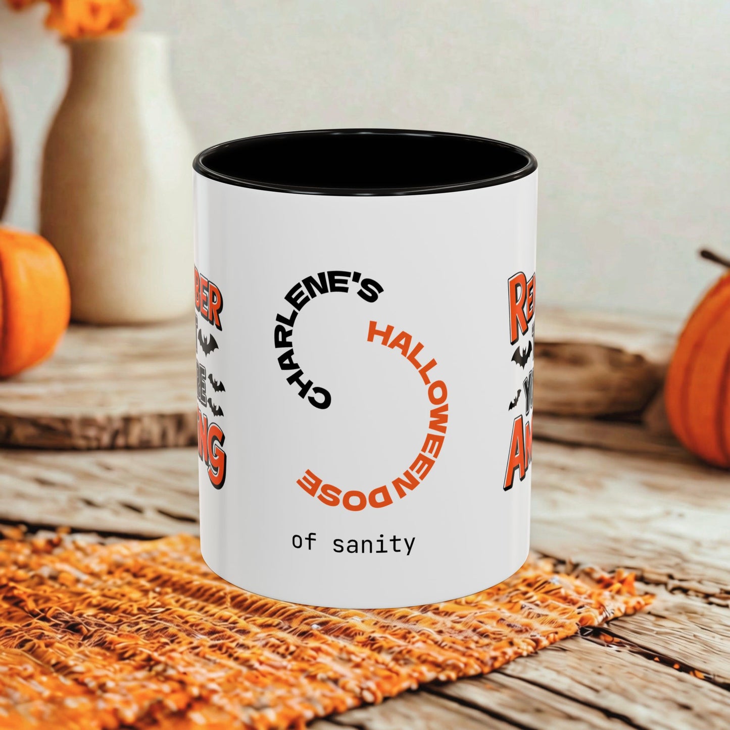 Remember That You Are Amazing Halloween Mug - Personalized Affirmation Coffee Cup Gift