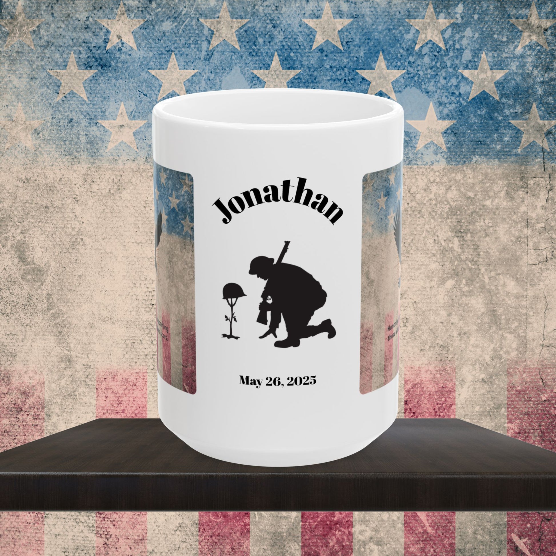 Personalized Memorial Day Mug - "Honoring Those We Lost" PTSD Support Tribute