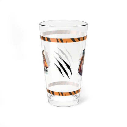 The Tiger Within 16oz Tiger Pint Glass - Inspiring Strength, Courage, and Empowerment